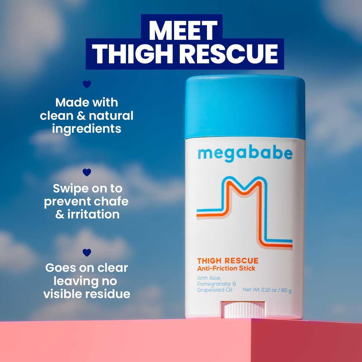 megababe thigh rescue anti chafe stick megababe thigh rescue anti chafe stick