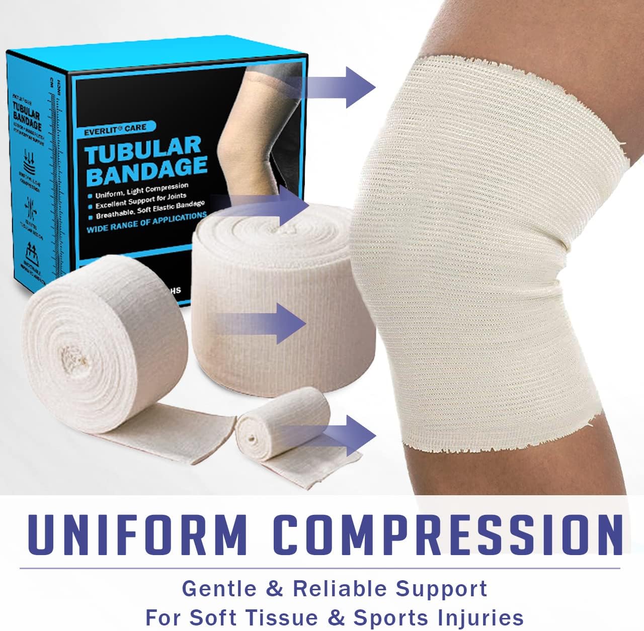 everlit elasticated tubular support bandage everlit elasticated tubular support bandage