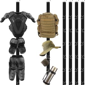 suzile 6 pcs hockey drying rack equipment hanging rack with 6 hooks