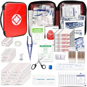 travel first aid kit car home 300pcs survival kit outdooradventure small portable red emergency essential sets office hiking camping business public must have first aid gear equipment 1st aid