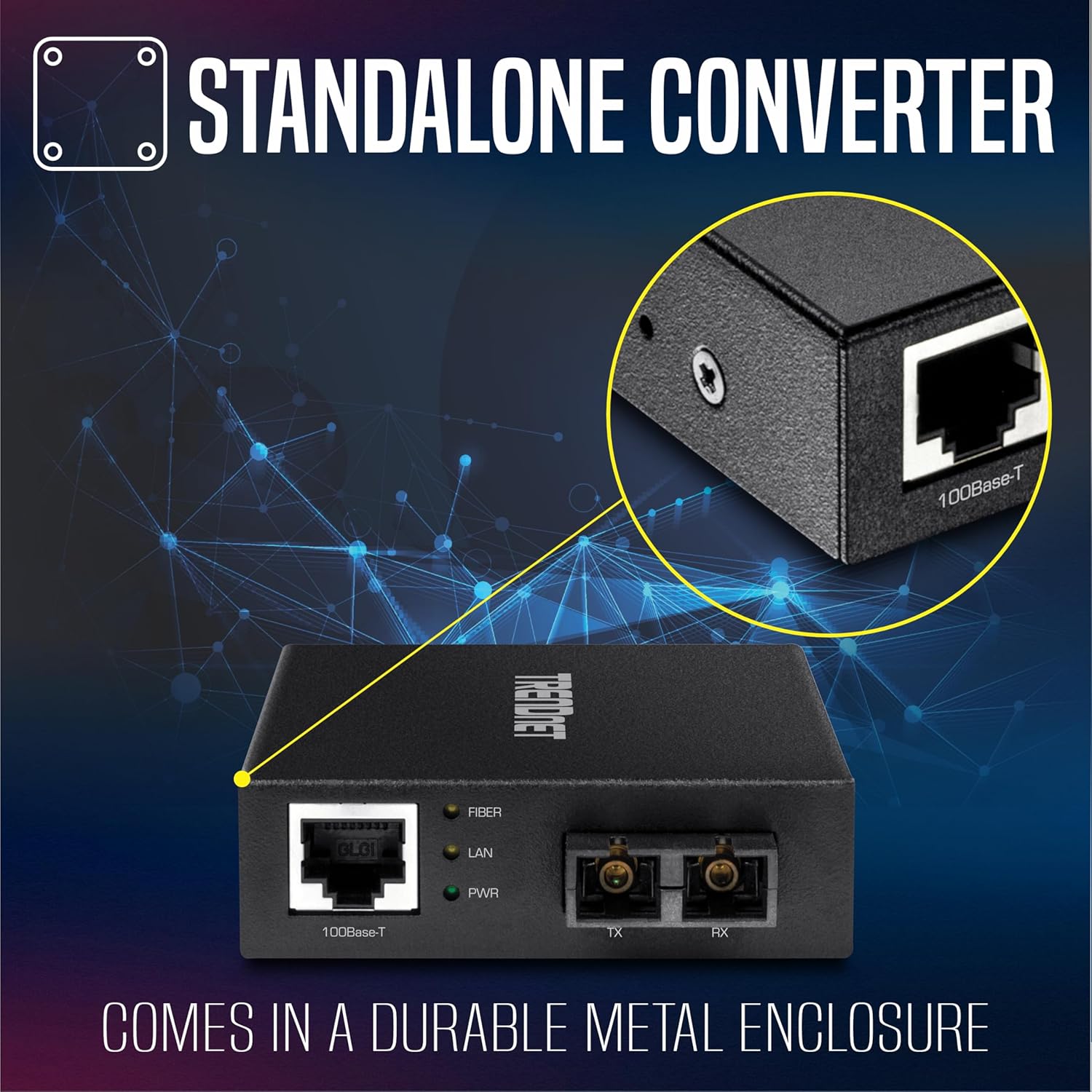 trendnet 100 base t to 100 base fx multi mode sc fiber converter trendnet 100 base t to 100 base fx multi mode sc fiber converter