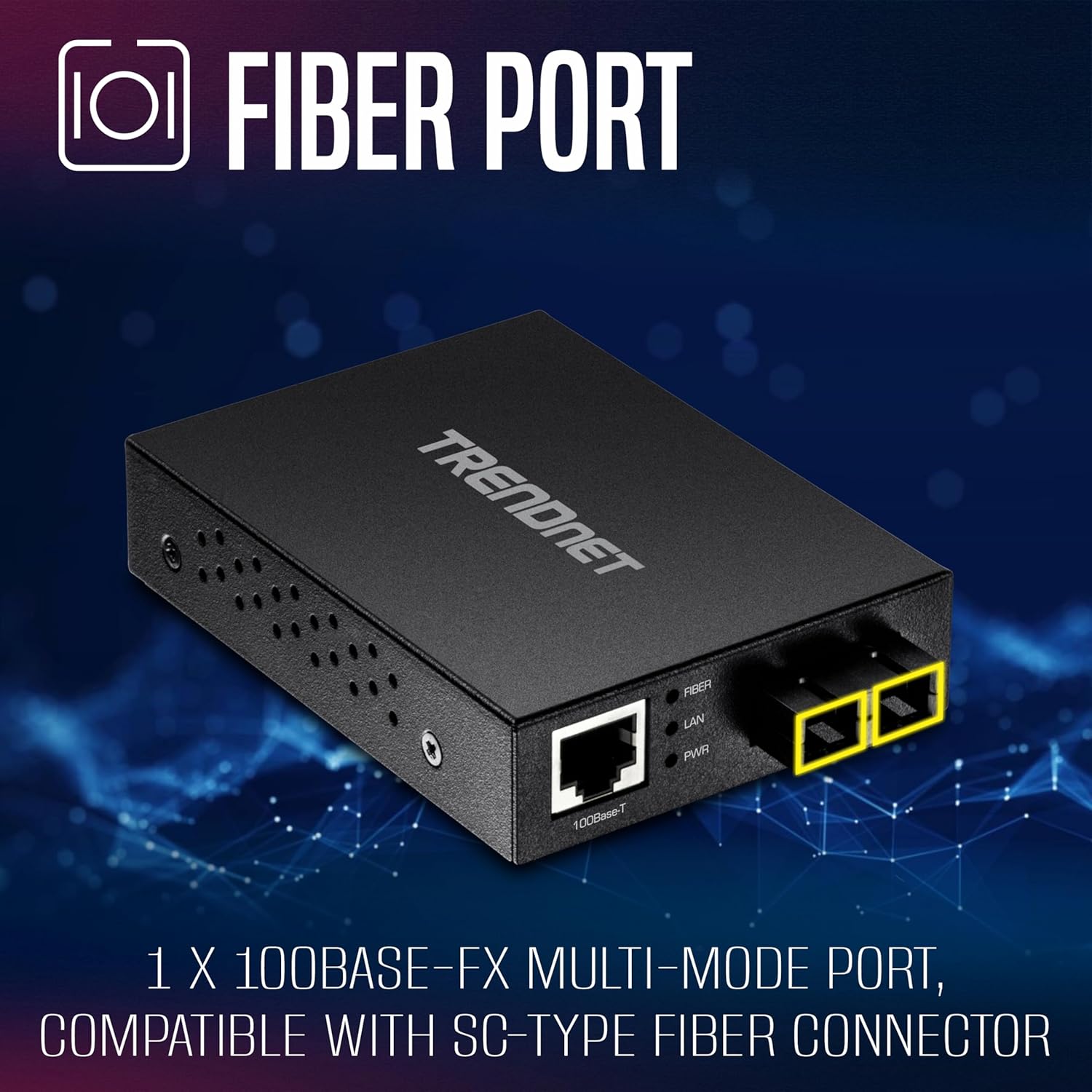 trendnet 100 base t to 100 base fx multi mode sc fiber converter trendnet 100 base t to 100 base fx multi mode sc fiber converter