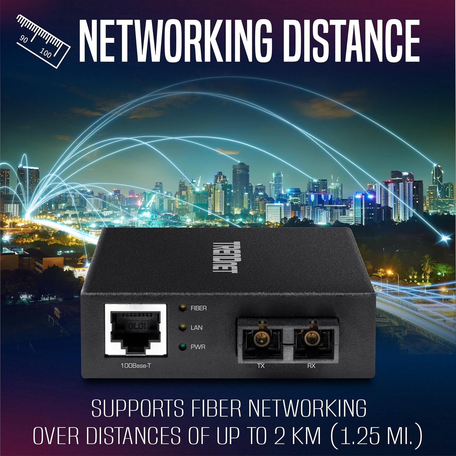 trendnet 100 base t to 100 base fx multi mode sc fiber converter trendnet 100 base t to 100 base fx multi mode sc fiber converter