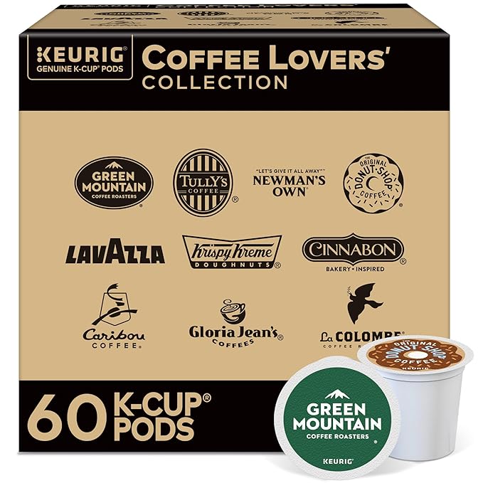keurig® coffee lover's collection variety pack, keurig single serve k cup pods, 60ct keurig® coffee lover's collection variety pack, keurig single serve k cup pods, 60ct