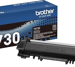 brother genuine standard yield toner cartridge, tn730, replacement black toner, page yield up to 1,200 pages, amazon dash replenishment cartridge,1 pack