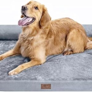 large dog bed orthopedic washable beds bolster medium xl xlarge big dogs memory foam couch sofa waterproof with removable cover