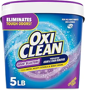 oxiclean odor blasters versatile odor and stain remover powder, 5 lb