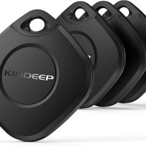 air tracker tag 4 pack: bluetooth item finder with apple find my app (ios only), item locator for keys finder, luggage tracker, bags wallets pets tracking, ip67 waterproof smart tag