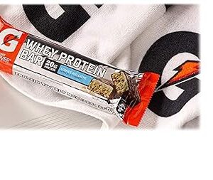 gatorade whey protein recover bars, cookies & crème, 2.8 ounce bars (12 count)